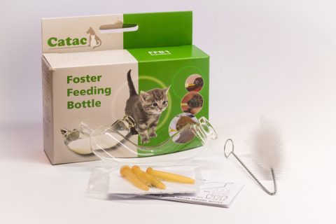 Catac Foster Feeding Bottle kitten.